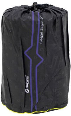 Outwell Sleepin Single Self-Inflating Single Camping Sleeping Mat 183x51cm Thickness 3cm in Black color