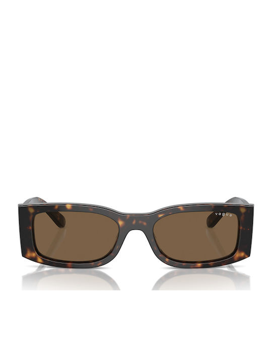 Vogue Women's Sunglasses with Brown Tartaruga Plastic Frame and Brown Lens VO5584S W65673