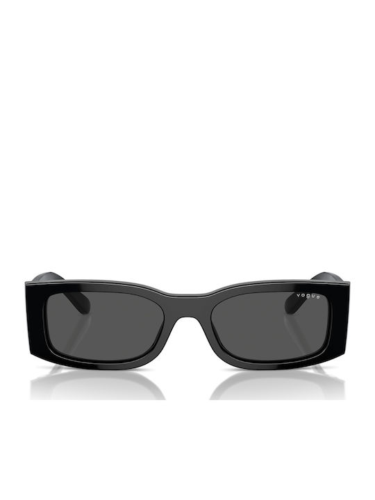 Vogue Women's Sunglasses with Black Horn-Rimmed Frame and Grey Lens VO5584S W44/87