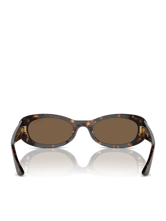 Vogue Women's Sunglasses with Brown Tartaruga Plastic Frame and Brown Lens VO5582S W65673