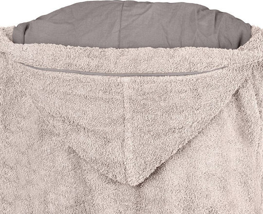 Beauty Home Halat de Baie pentru Copii Beige cu Glugă