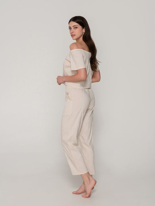 Luna Summer Women's Pyjama Pants Ivory Coast