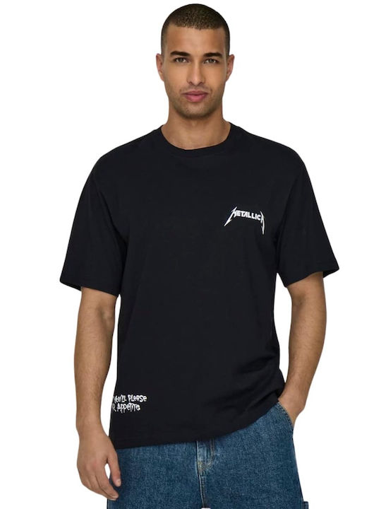 Only & Sons Men's Short Sleeve T-shirt Black