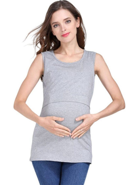 Queen Mother Maternity Top grey