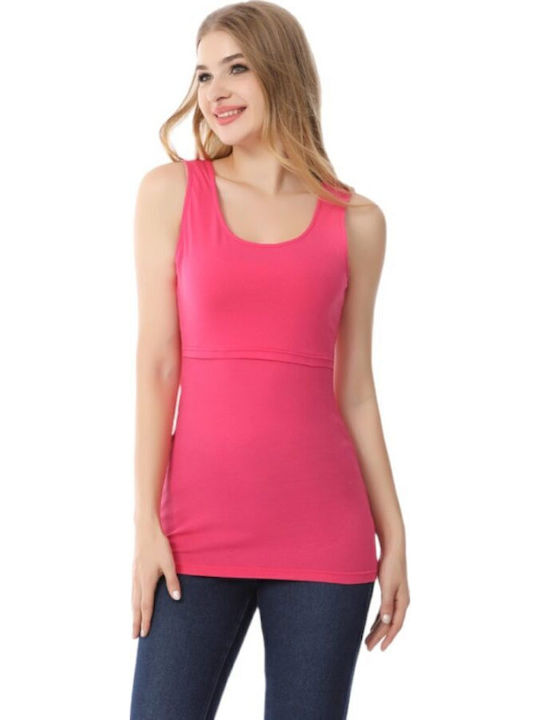 Queen Mother Top Schwangerschafts-Tops fuchsia