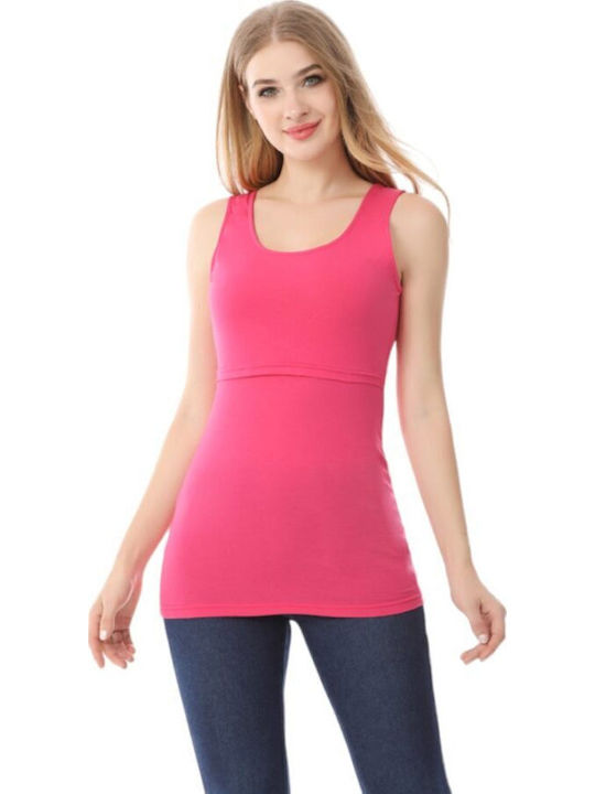 Queen Mother Top Schwangerschafts-Tops fuchsia