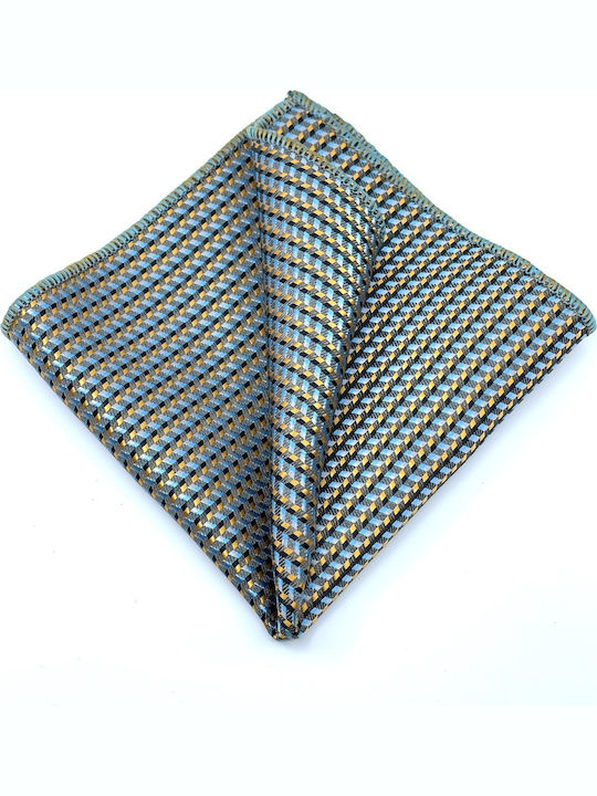 Legend Accessories Men's Tie Set Printed in Turquoise Color