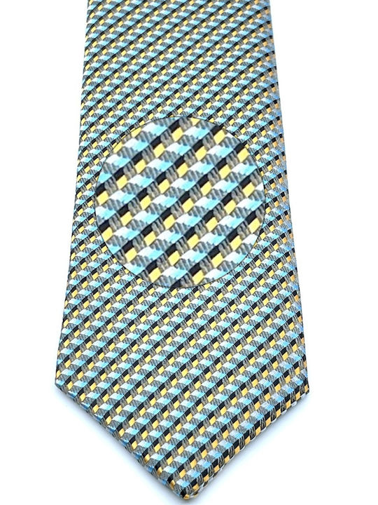 Legend Accessories Men's Tie Set Printed in Turquoise Color
