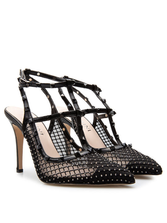 Labrini Black Heels