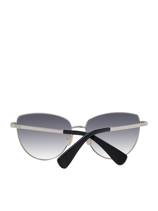 Max Mara Women's Sunglasses with Black Metal Frame and Gray Gradient Lens MM 0053 32B