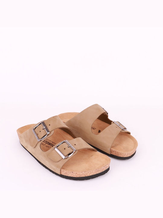 Comfort Way Shoes Men's Sandals Beige