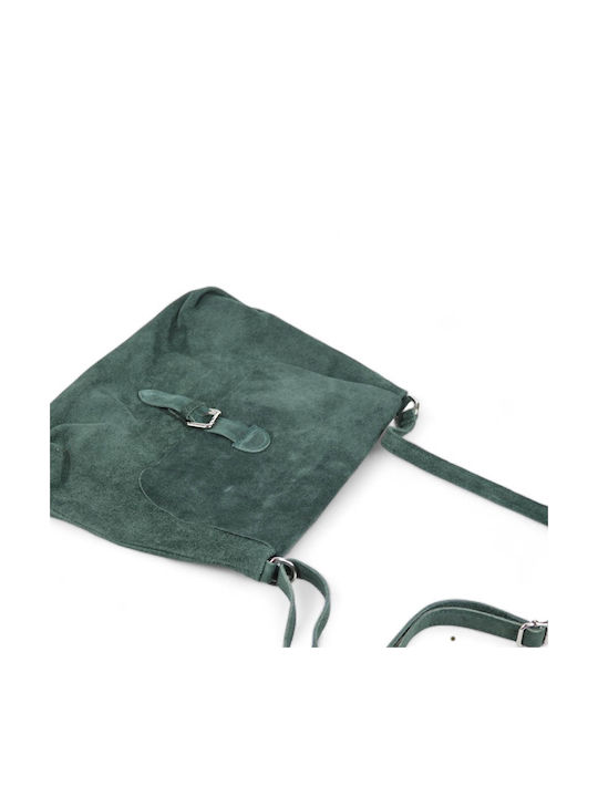 Passaggio Leather Leather Women's Bag Crossbody Green