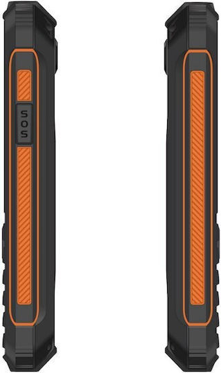 Evolveo StrongPhone Z6 Dual SIM Ανθεκτικό Κινητό με Κουμπιά Μαύρο