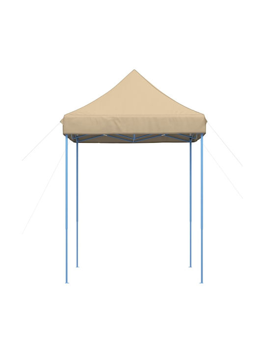 vidaXL Faltbarer Pavillon Garten Beige 2x2m