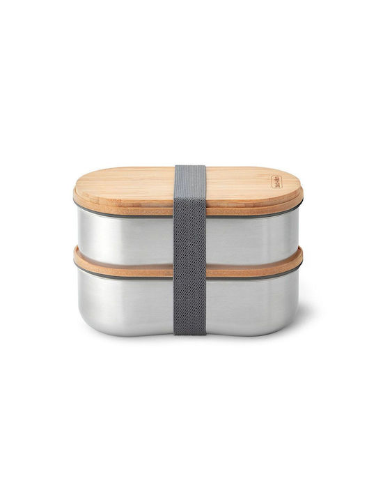 Black+Blum Lunchbox Inox Silber 16cm 2Stück