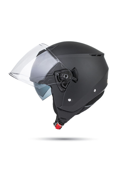 Yohe 852 SV Μαύρο Mat Κράνος Μηχανής Jet 1200gr