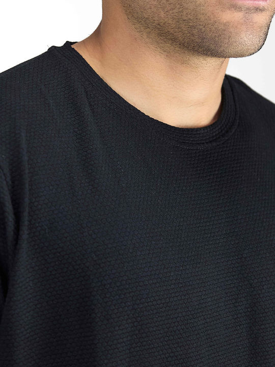 Van Hipster Herren Kurzarmshirt Schwarz