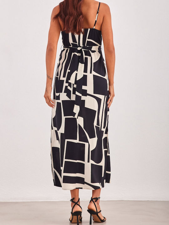 Vero Moda Maxi Dress Black/Beige