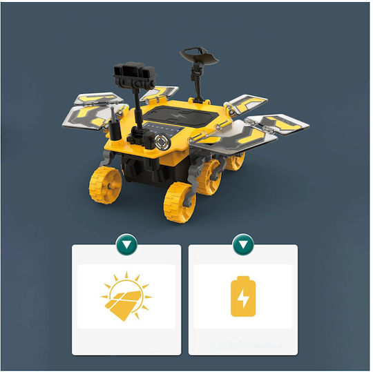 Jokomisiada Educational Martian Rover Solar Construction Kit Τηλεκατευθυνόμενο Παιχνίδι Πορτοκαλί
