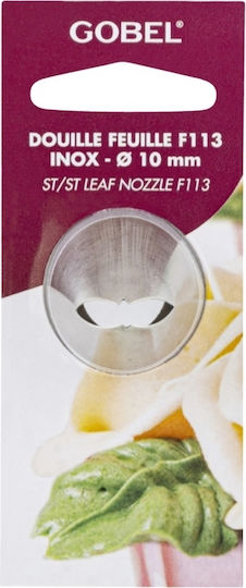 Ready Връх за Конфетна торбичка Inox 1см 1бр LT.GLF113-C