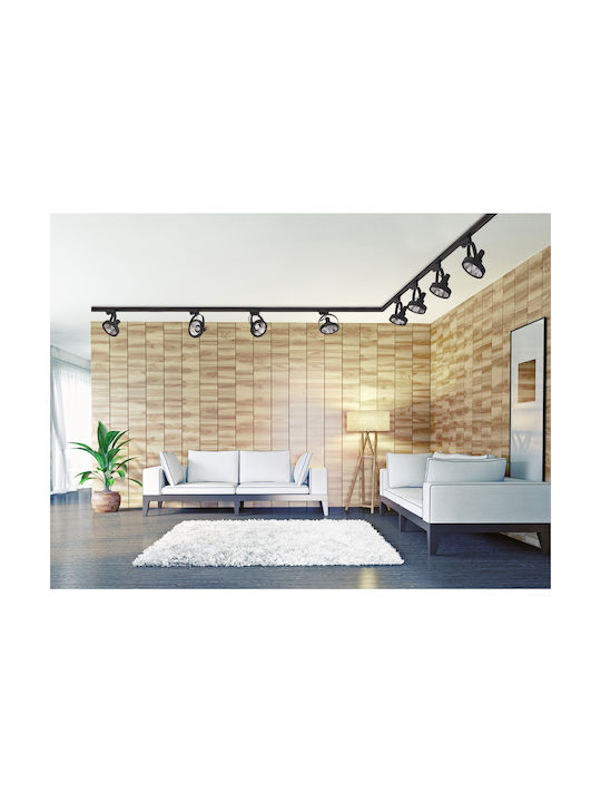Lvt Einzel Spot mit Fassung null in Schwarz Farbe