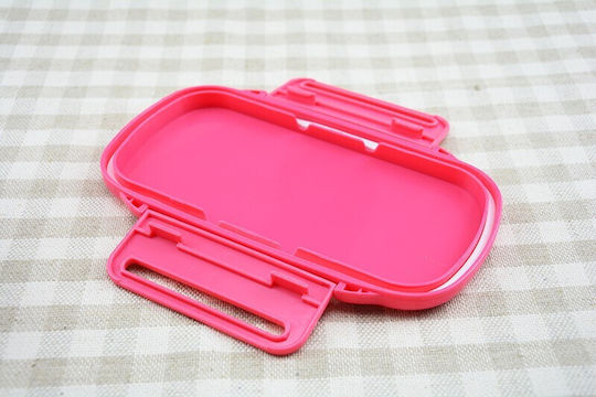 Cutie De Prânz Din Plastic Roșie Cu Compartimente 740ml