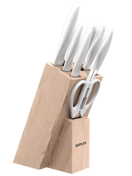 Samura Knife Set made of Stainless Steel 9.4cm SMJ-0280W 7pcs 6290361283646