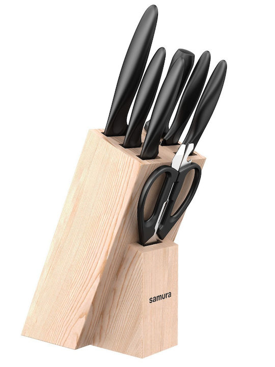 Samura Knife Set made of Stainless Steel 9.4cm SMJ-0280B 7pcs 6290361283639