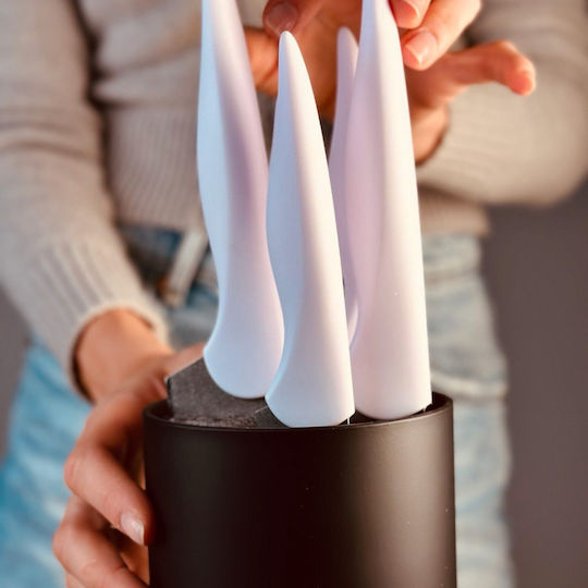 Samura Mojo Knife Set with Base from Stainless Steel 5 Pieces