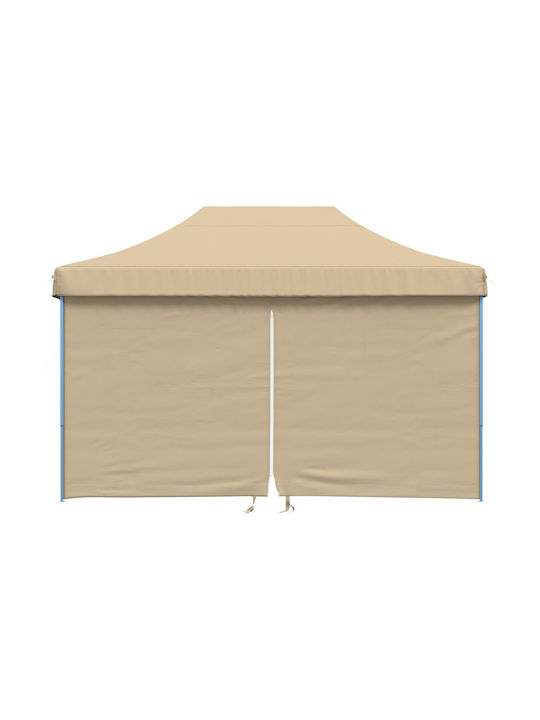 vidaXL Garden Freestanding Gazebo Beige 4.4x2.92cm
