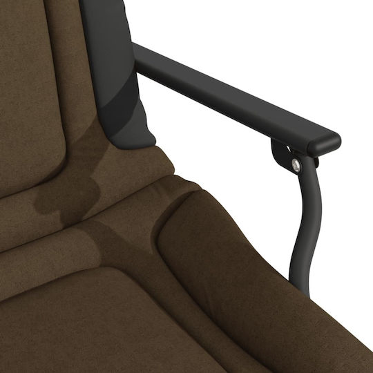 vidaXL Liegestuhl-Sessel Strand Beige 61x92x100cm.