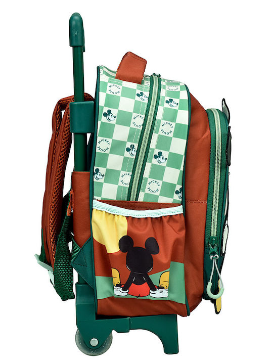 Gim Trolley Bag for Kindergarten Mickey Nature 25cm X 15cm X 30cm