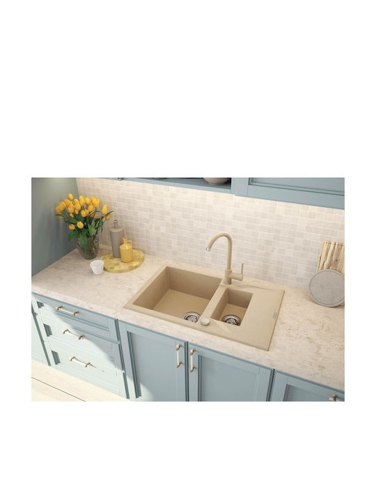 Deante Kitchen Faucet Counter Beige