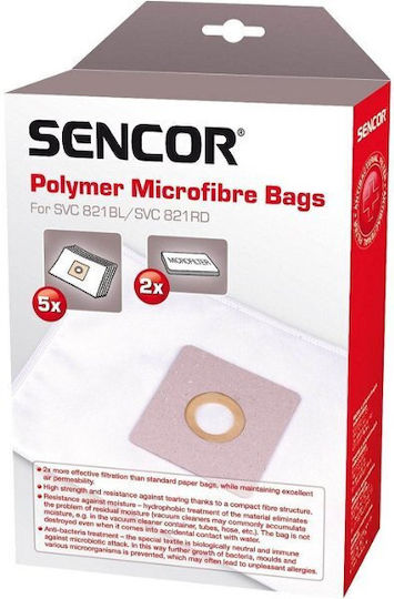 Sencor Vacuum Cleaner Bags 5pcs Compatible with Sencor Vacuum Cleaner