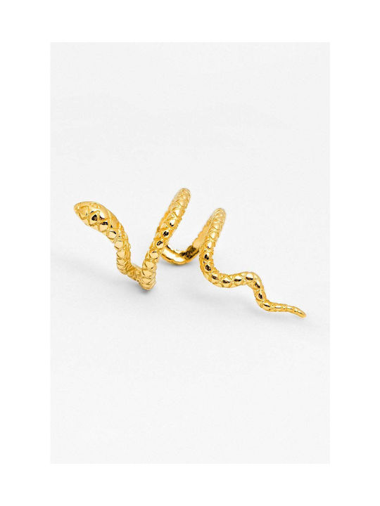 Ania Kruk Earrings Ear Cuff from Silver Gold Plated