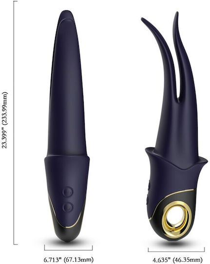 Armony Doppelter Vibrator 23.4cm Blau