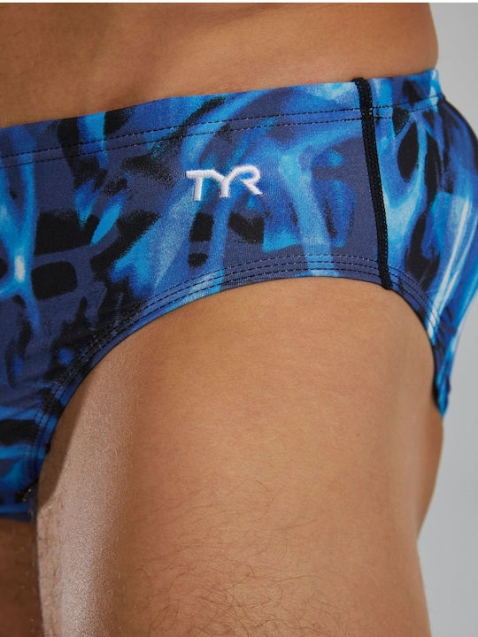 Tyr Herren Badebekleidung Slip Blue