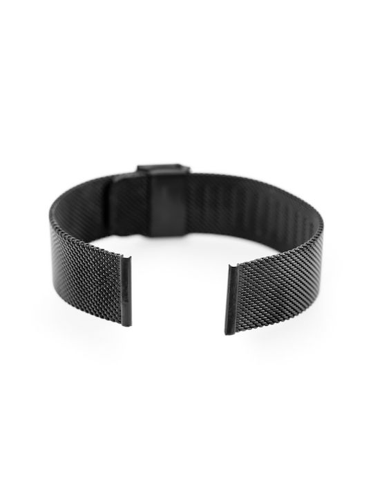 Pacific Metallic-Armband Schwarz 20mm