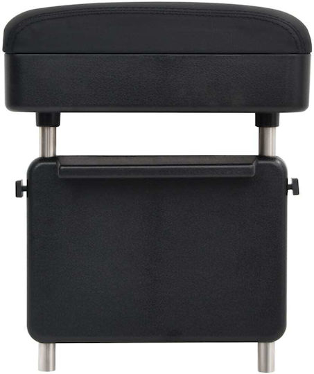vidaXL Car Leather Armrest Universal Black