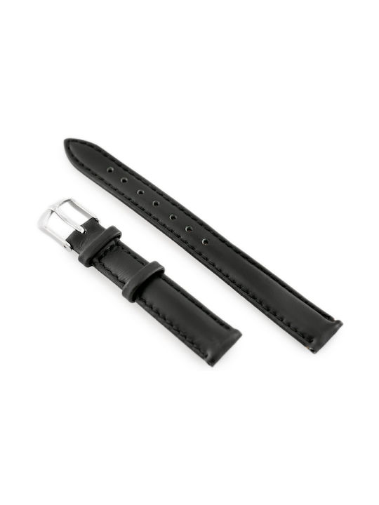 Pacific Leather Strap Black 16mm