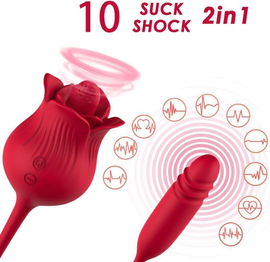 Armony Klitoris Vibrator 39cm Rot