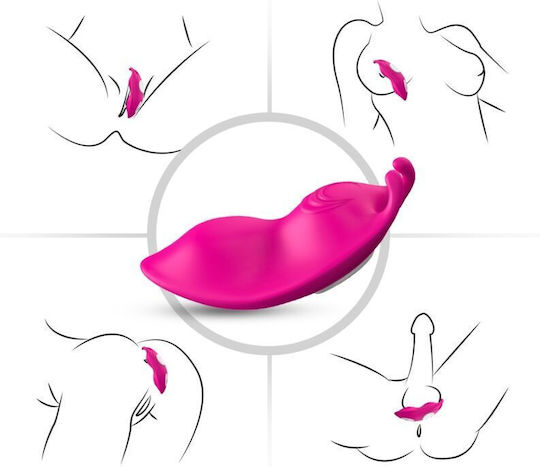 Armony Klitoris Vibrator mit Fernbedienung 10.2cm Fuchsie