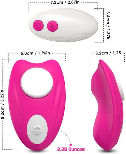 Armony Klitoris Vibrator mit Fernbedienung 8.2cm Rosa