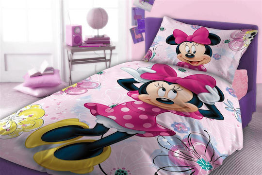 Dimcol Set Single Minnie Roz 160x240cm Dimcol Set Single Minnie Roz 160x240cm