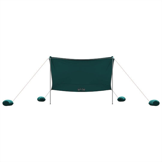 vidaXL Beach Tent for 8 People Green