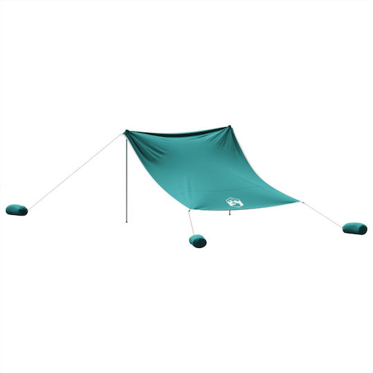 vidaXL Beach Tent for 8 People Green