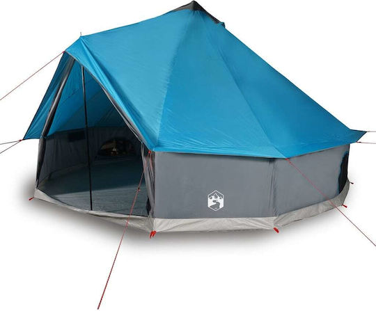 vidaXL Campingzelte Teepee Blau Für 8 Personen