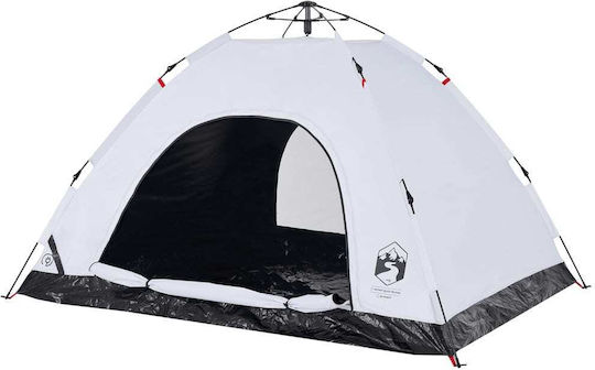 vidaXL Campingzelt Igloo Weiße Für 4 Personen