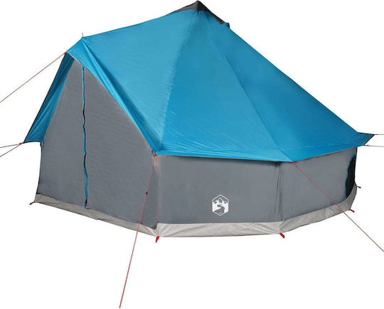 vidaXL Campingzelt Teepee Blau Für 6 Personen