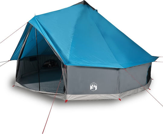 vidaXL Campingzelt Teepee Blau Für 6 Personen